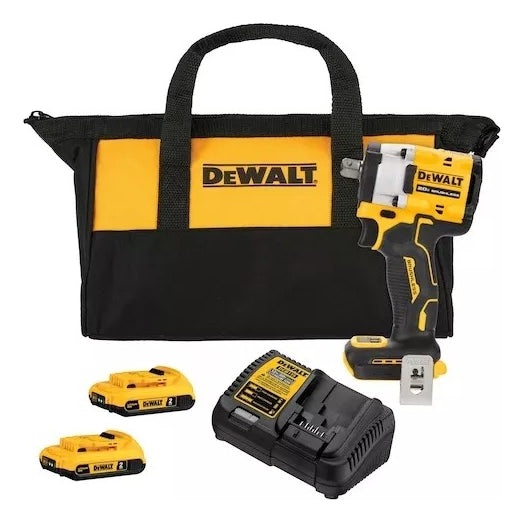 Kit Llave Impacto 1/2 Dewalt Maleta Pin Retención Brushless
